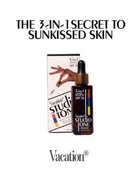 Vacation Studio Tone SPF 50 Bronzing Drops Glow Serum *New*